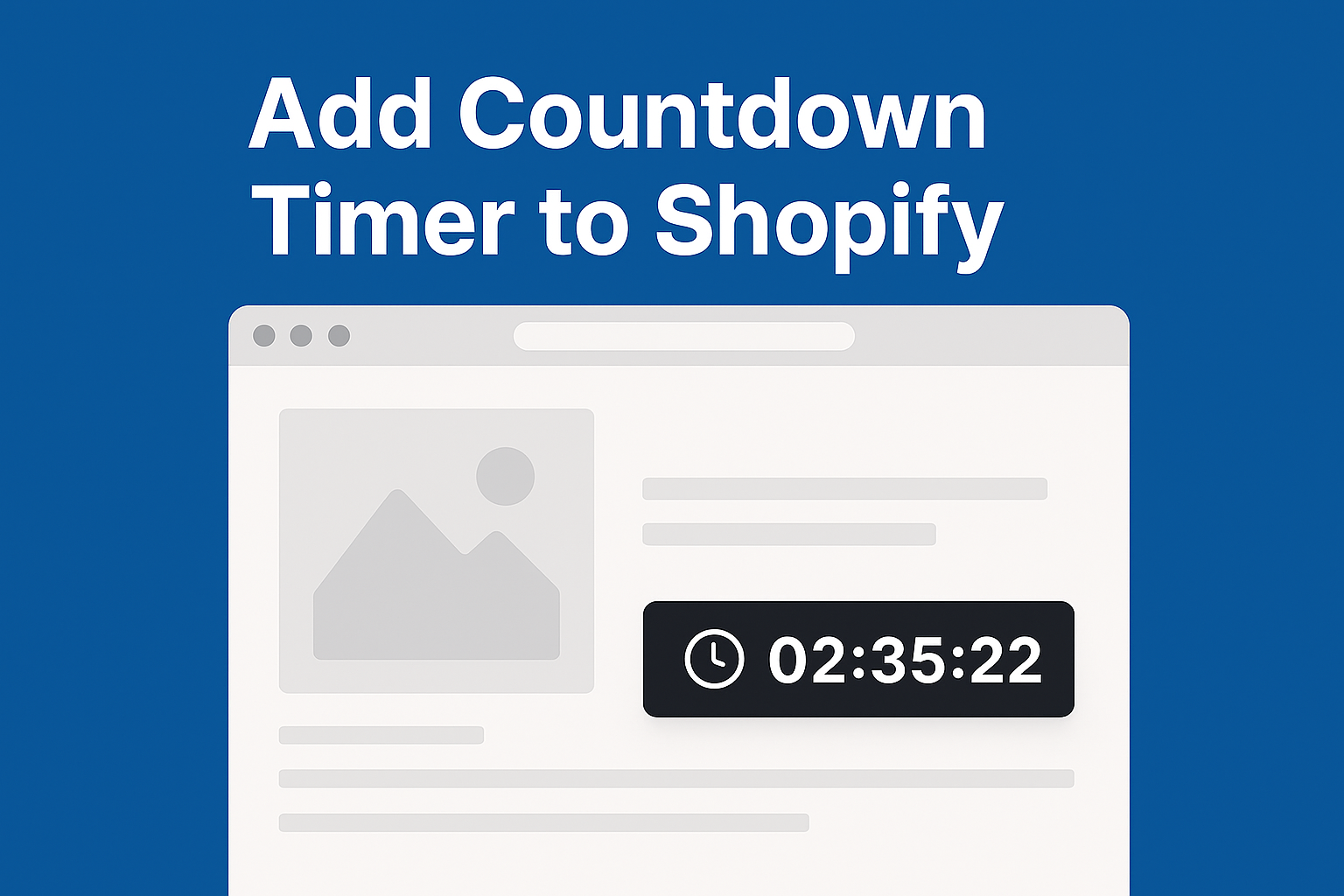 Shopify Countdown Timer